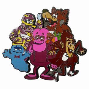 Monster Mash Cereal Cartoon Characters 80s 90s Lapel Pin